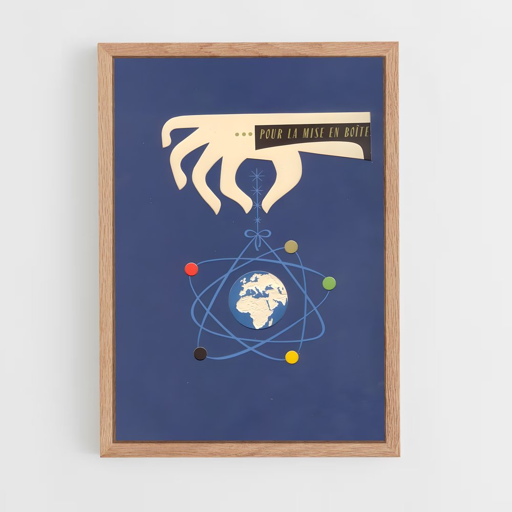 Poster Atomic radieux âge – affiche Espace rétro (vue 4)